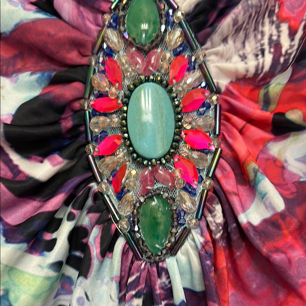 💥VENUS BUNDLE💥Multicolor Sleeveless Dress and Top Bundle -Jewel Accents SZ Large - Picture 9 of 17